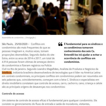 Como resolver os seis Cs de conflitos em condomínios? – A Curiosa