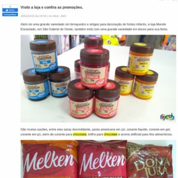 São Gabriel: Na Mundo Encantado você também encontra muitas opções em doces para sua festa – Idest