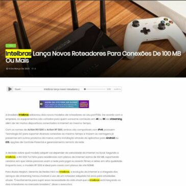 Intelbras lança novos roteadores para conexões de 100 MB ou mais – GeekStart