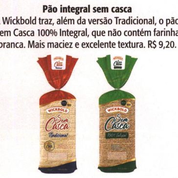 Pão integral sem casca – Ana Maria Receitas (Revista Ana Maria)