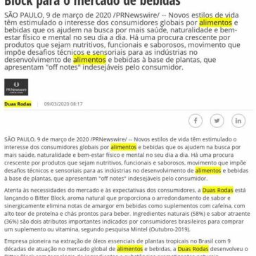 Duas Rodas lança tecnologia de sabor Bitter Block para o mercado de bebidas – Portal Imprensa
