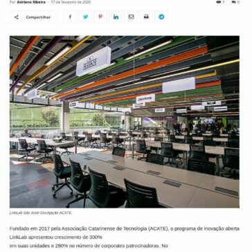 Programa catarinense de inovação aberta cresce 300% em 2019 – Informe Online/SC