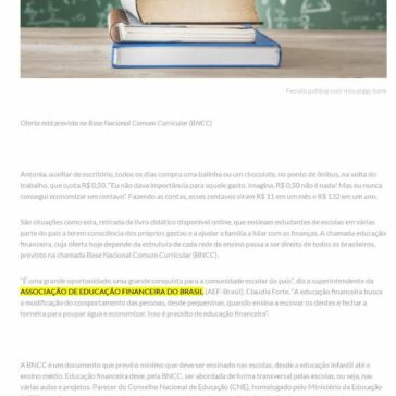 Educação financeira chega ao ensino infantil e fundamental em 2020 – Cidade Sorocaba