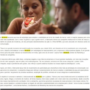 Wickbold lança campanha que reforça pilares da marca – PORTAL PRESS