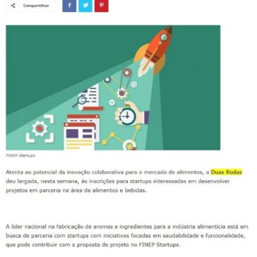 Duas Rodas abre inscrições para startups de alimentos – Rota da Inovação News