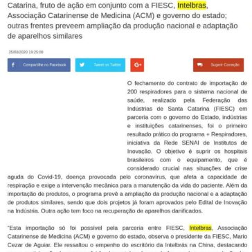 Rede SENAI articula ampliação de oferta de respiradores em hospitais do país – Jornal Extra