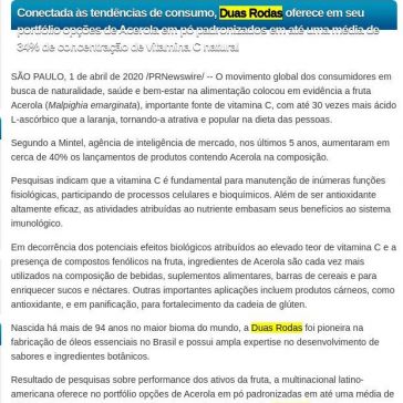 Alto potencial de vitamina C amplia presença da Acerola em alimentos e suplemento-s  Jornalismo 24 Horas