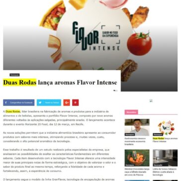 Duas Rodas lança aromas Flavor Intense – VIA LUXO
