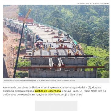 São Paulo faz 1ª audiência pública para destravar Rodoanel Norte – Jovem Pan Online