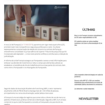 Nova Lei de Franquia incorpora entendimento do STJ sobre inaplicabilidade do CDC – MegaJuridico