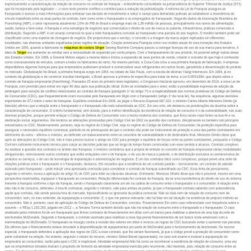 STJ – Nova Lei de Franquia incorpora entendimento do STJ sobre inaplicabilidade do CDC – Sintese