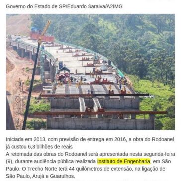 São Paulo faz 1ª audiência pública para destravar Rodoanel Norte – Central de Notícias