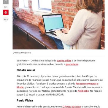 Cursos online e livros grátis para usar bem o tempo na quarentena – Você S/A