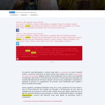 Idosa dá o exemplo, respeita quarentena e costura 1 mil máscaras para doação – Hypeness