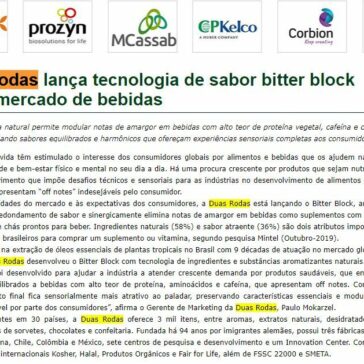 Duas Rodas lança tecnologia de sabor bitter block para o mercado de bebidas – Aditivos & Ingredientes