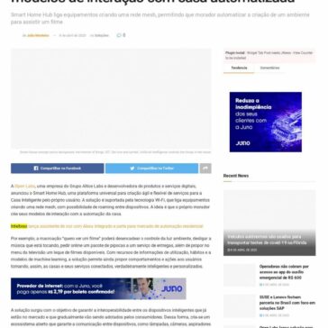 Open Labs lança solução para usuários criarem modelos de interação com casa automatizada – IP News