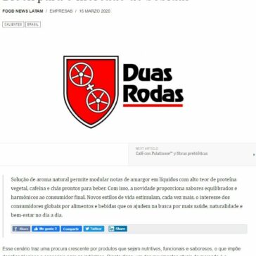 Duas Rodas lança tecnologia de sabor Bitter Block para o mercado de bebidas – Bebidas Latam