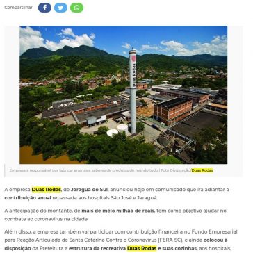 Duas Rodas vai doar mais de meio milhão de reais para hospitais Jaraguá e São José – O Correio do Povo