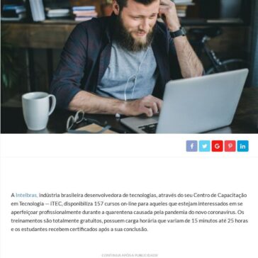 Intelbras oferece cursos gratuitos durante a quarentena- Guia do PC