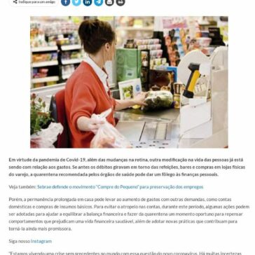 Especialista dá dicas de como economizar durante a pandemia de Covid-19 – Panorama Farmacêutico