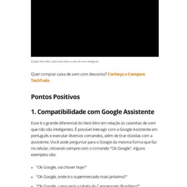 Google Nest Mini é bom? Veja prós e contras da caixa de som inteligente – Tech tudo