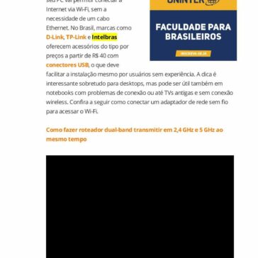 [infoeletro] Como conectar um adaptador de rede sem fio para acessar o Wi-Fi – Tech tudo
