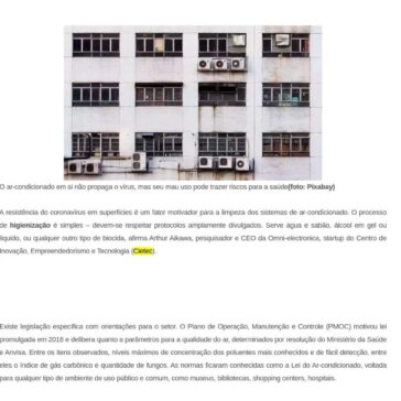 Em tempos de confinamento pelo coronavírus, é preciso ter cuidado com o ar – Plox