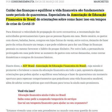 Como economizar e equilibrar a vida financeira na quarentena – Consumo em Pauta