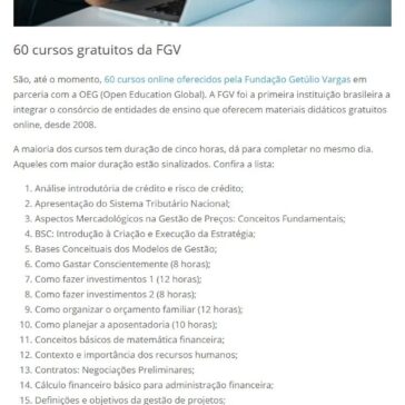 Mais de 100 cursos gratuitos oferecidos durante a quarentena – Tecno blog info