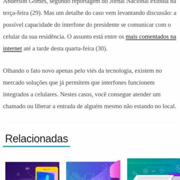 Caso Bolsonaro: dá para um interfone transferir chamada para celular? – Política Desmistificada