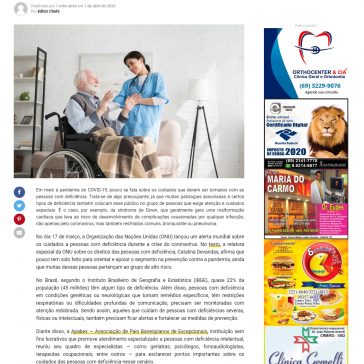 Coronavírus: Cuidados que devem ser tomados com as pessoas idosas com deficiência – Nortão