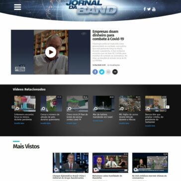 Empresas doam dinheiro para combate à Covid-19 – Band