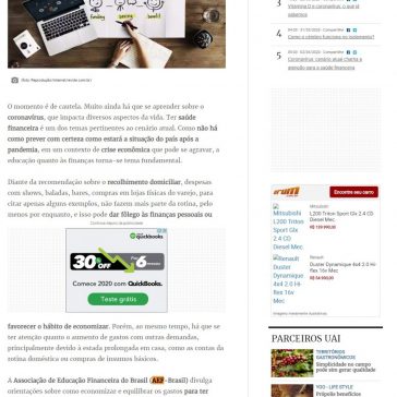 Coronavírus: cenário atual chama a atenção para a saúde financeira – Estado de Minas (Online)