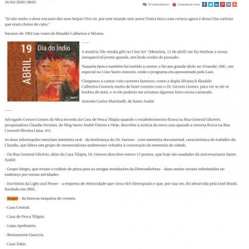 Caça e pesca no Centro da cidade – Diário do Grande ABC (On-line)