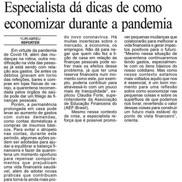Especialista dá dicas de como economizar durante a pandemia – Tribuna da Bahia