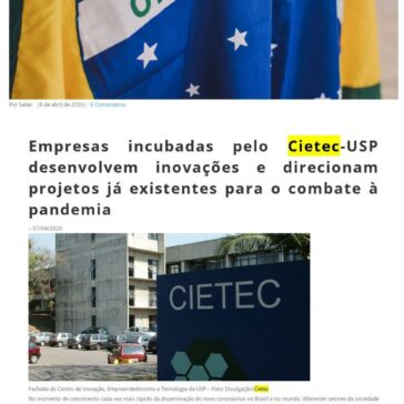 Startups ligadas à USP criam soluções para ajudar na contenção da covid-19 – Saber Melhor