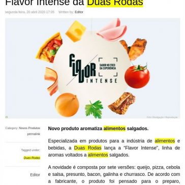 Flavor Intense da Duas Rodas – Food Innovation