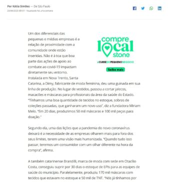 Pequenos negócios se aproximam das comunidades – Valor Econômico (On-line)