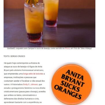 Começou no bar o boicote ao suco laranja que mudou a história do movimento gay nos Estados Unidos – O Bar Virtual