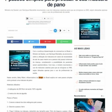 7 passos simples para produzir a sua máscara de pano – Meio Norte Online