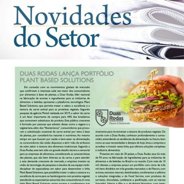 Duas Rodas lança portfólio Plant Based Solutions – Aditivos & Ingredientes