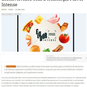 Novos aromas Duas Rodas foram desenvolvidos com a tecnologia Flavor Intense – Food News Latam