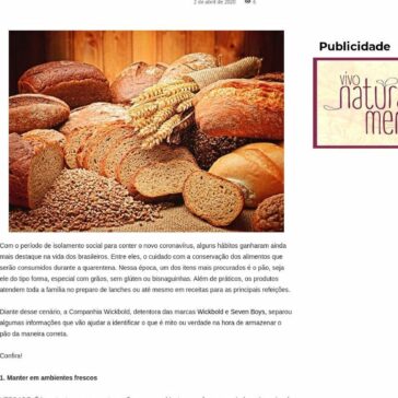 Quarentena: mitos e verdades sobre a conservação de pães no período de isolamento – Comida na mesa