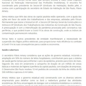 Saúde e crédito preocupam o Reformar para Mudar – SindusCon