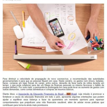 Educação financeira na quarentena: como aproveitar o período para economizar e poupar para o futuro – Agito São Pedro