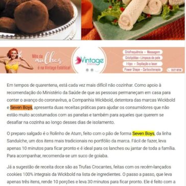 Quarentena na cozinha: aproveite as receitas! – Eder Luiz