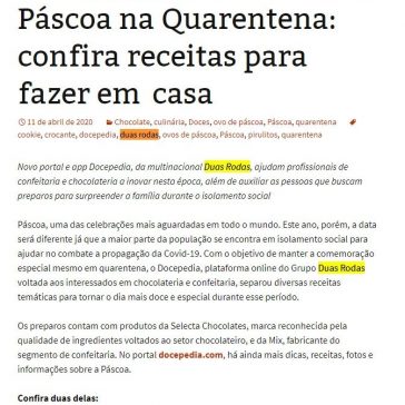 Páscoa na Quarentena: confira receitas para fazer em casa – Ederepente50
