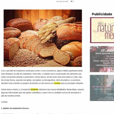 Quarentena: mitos e verdades sobre a conservação de pães no período de isolamento – Comida na mesa