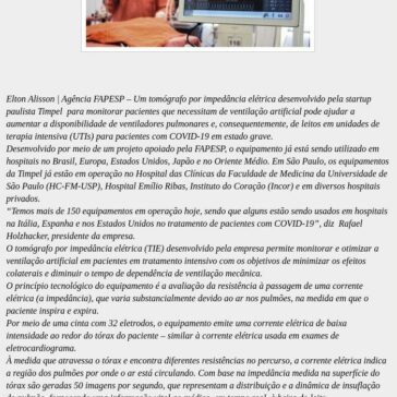 Tecnologia otimiza o uso de ventiladores pulmonares e de leitos em UTI – Atemporal