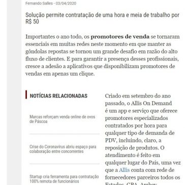 Serviço de “uberização” de promotores cresce 30% – SA Varejo